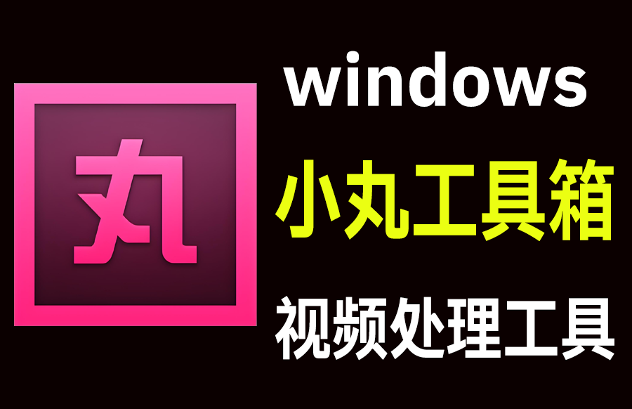 windows 小丸工具箱 视频处理 压缩-枫叶资源